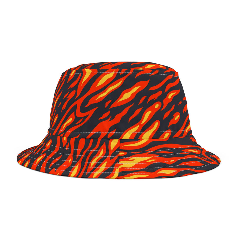 Firestorm Bucket Hat – Bold Flame Streetwear Hat