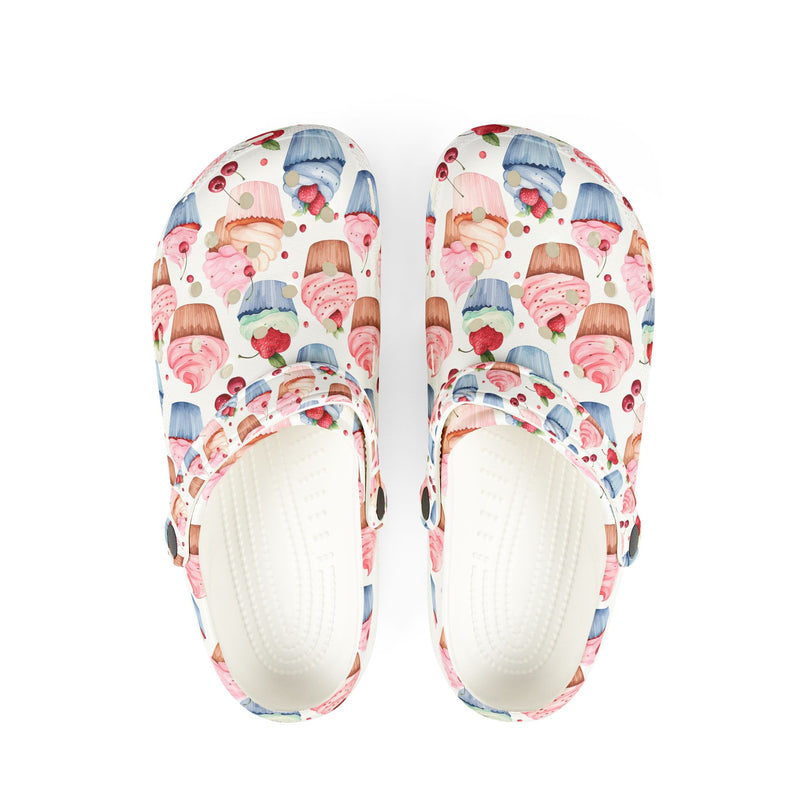 Cupcake Party Clogs – Sunsoak Casual Foam Clogs