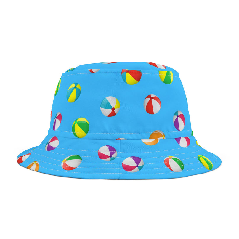 Beach Ball Bucket Hat — Bright Summer Sun Hat for Beach & Pool