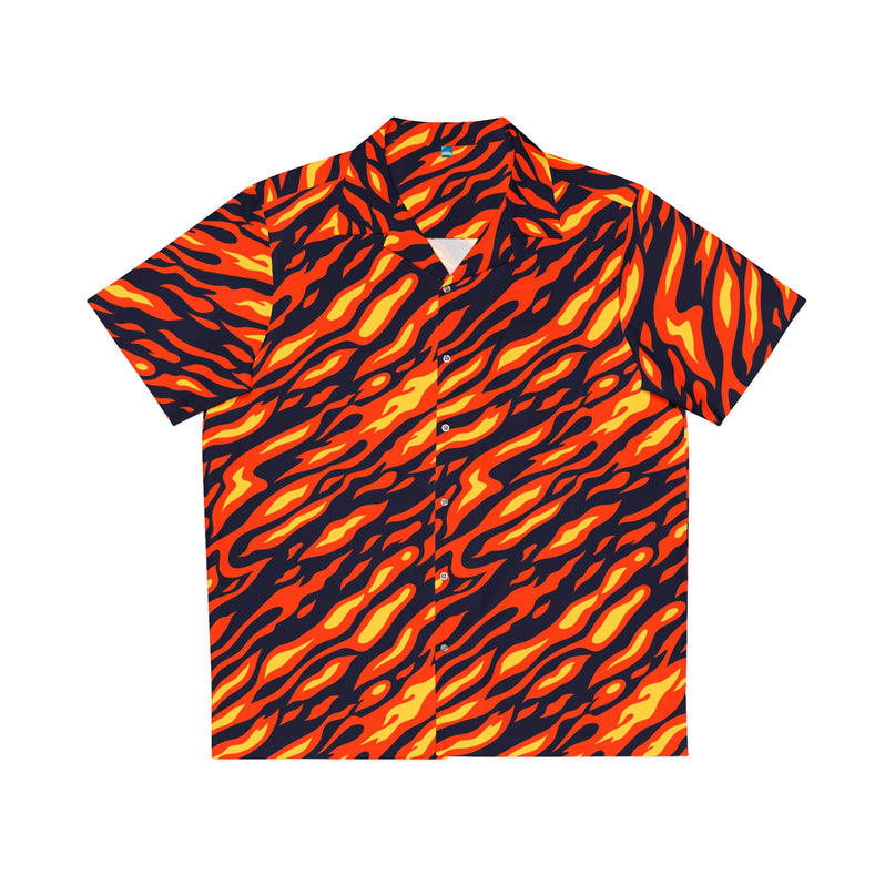 Hot Stuff Shirt – Bold Flame Short Sleeve Shirt